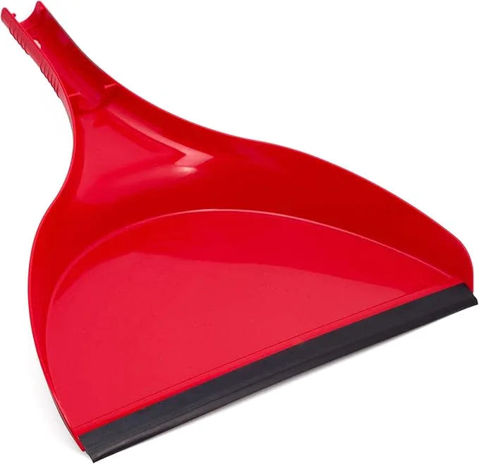 Da Vinci Curved Angle Broom & Dustpan Combo Pack - Heavy Duty Wide Broom for Indoor/Outdoor Sweeping, Steel Telescopic Handle, Durable PVC Bristles, Ideal for Pet Hair, Dust, Kitchen & Rough Surfaces - NeatNest