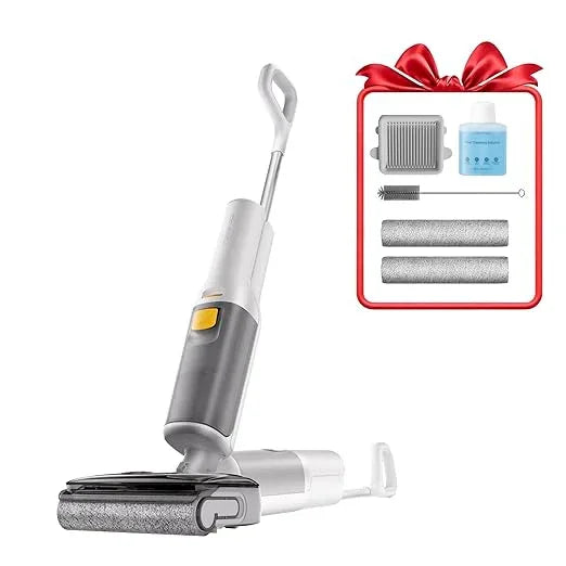 roborock F25 GT Set Wet Dry Vacuum Mop, Wet Dry Vacuum Cleaner Cordless, 20000Pa Floor Cleaner Machine for Tile Hard Floor, 194°F Self Cleaning Mop Combo with 180° Lie-Flat, 2 Extra Roller Brush - NeatNest
