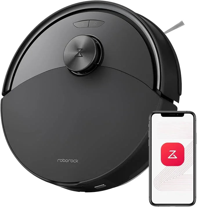 roborock Q10 S5 Robot Vacuum and Mop Cleaner, 10000Pa HyperForce Suction, Dual Anti-Tangle System, Auto-Lifting Mop, ReactiveTech Obstacle Avoidance, App Control, for Pet Hair and Carpet, Black - NeatNest