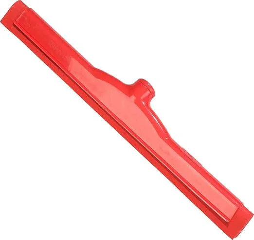 SPARTA 4156705 Plastic Floor Squeegee, Shower Squeegee With Double Foam For Window, Glass, Shower Door, Floor, Windshield, 18 Inches, Red, (Pack of 6) - NeatNest