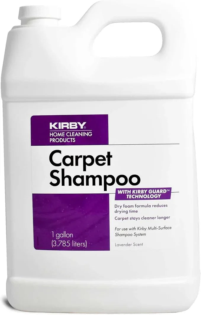 Kirby Carpet Shampoo, 1 Gallon – Lavender Scent, Deep Cleaning Solution for Home & Pet Stains - NeatNest