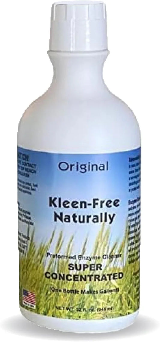 Naturally Enzyme Cleaner, Original Scent, 32oz - Concentrated, Multi-Purpose, Clean, Formula for Laundry, Grout, and Hard Surfaces - NeatNest