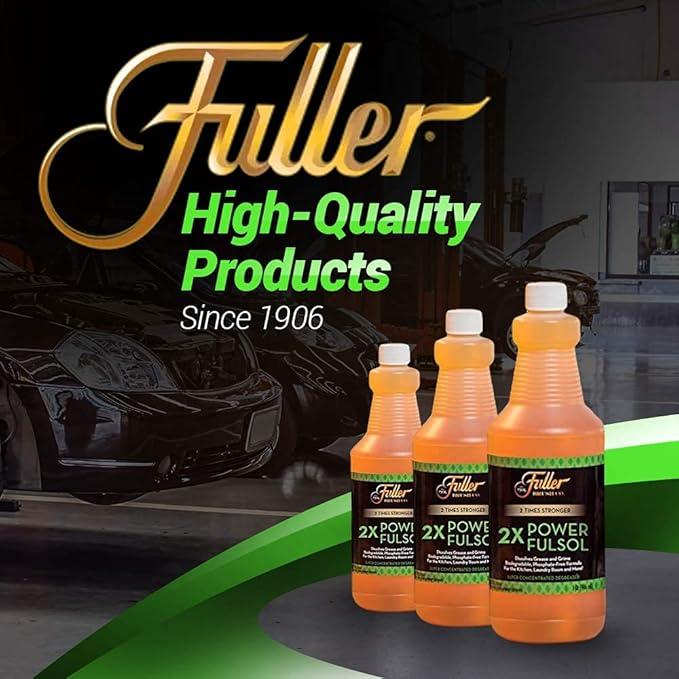 Fuller Brush 2X Power Fulsol Degreaser – Removes Grease, Oil, Grime & Stains – All Purpose Oil, Grease & Grime Cleaner For Bike, Automotive, Grill, Bathroom & Kitchen – Makes 30 Gallons (Pack of 6) - NeatNest