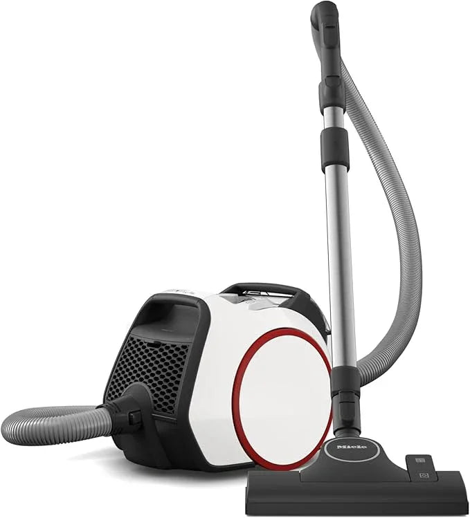 Miele Boost CX1 PowerLine SNRF0 Bagless Canister Vacuum Cleaner in Lotus White, Compact - NeatNest