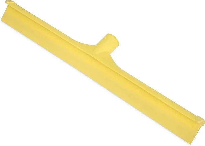 SPARTA 3656704 Plastic Floor Squeegee, Shower Squeegee, Heavy Duty Squeegee With Rubber Blade For Windows, Glass, Shower Doors, Floors, Windshields, 20 Inches, Yellow, (Pack of 6) - NeatNest