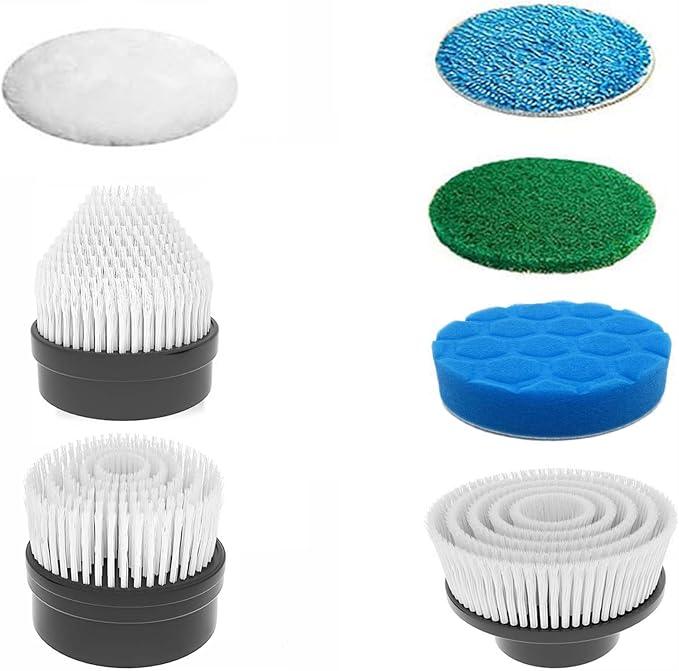 MGLSDeet Bathroom Scrubber 7Pcs Replacement Brush Heads Kit, for ANS8050/8052 - NeatNest