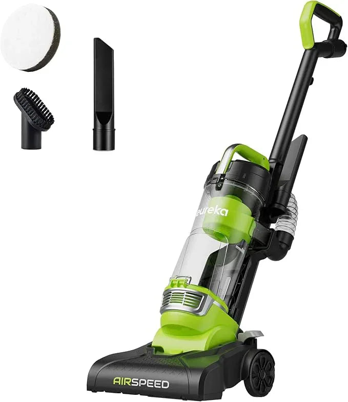 Eureka Airspeed Ultra-Lightweight Compact Bagless Upright Vacuum Cleaner, NEU10AE4, Green - NeatNest