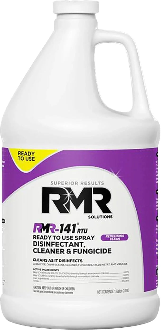 RMR-141 EPA Registered Mold and Mildew Killer, Eliminates Odors, Removes Mold, Mildew, Bacteria, and Viruses, 1 Gallon Bottle - NeatNest