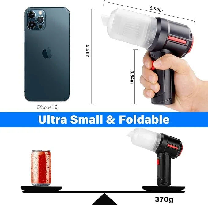 Air Duster - Computer Vacuum Cleaner - for Keyboard Cleaning- Cordless Canned Air- Powerful - Energy-Efficient(Air-01) - NeatNest