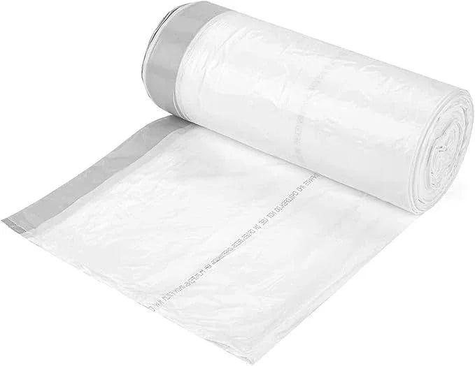 Ultrasac 13 Gallon 1.2 MIL White Drawstring Trash Bags - 24.25" x 31.5" - Pack of 120 - Fits simplehuman P - NeatNest