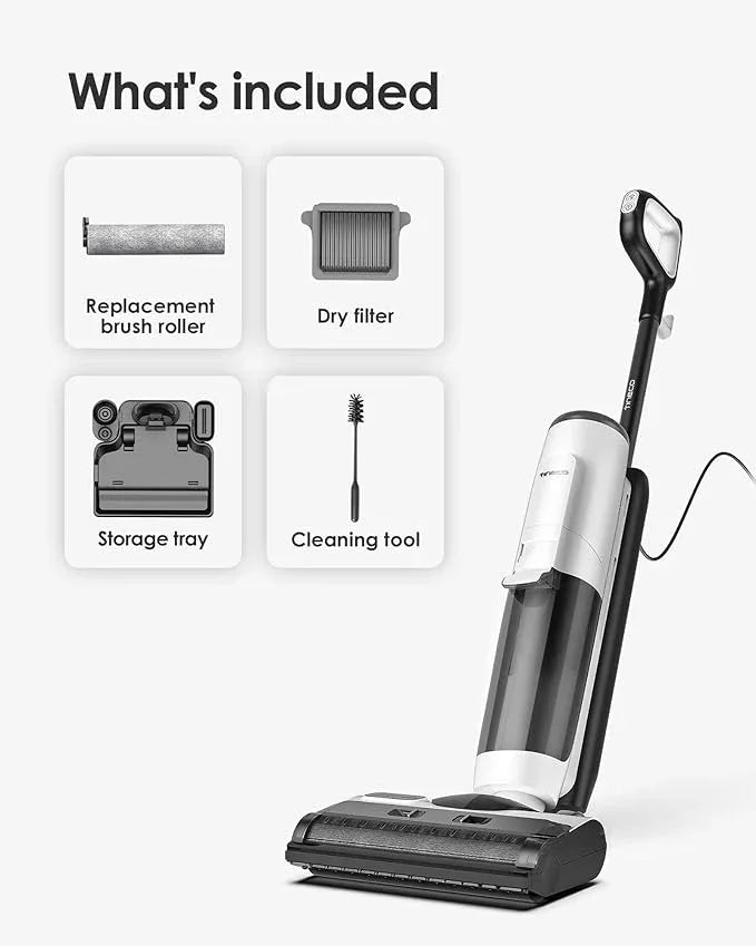Tineco Corded Wet Dry Vacuum Steam Mop All-in-one, Hardwood Floor Cleaner Great for Sticky Messes, Floor ONE S5 Steam Smart for Hard Floors with Digital Display and Long Run Time - NeatNest