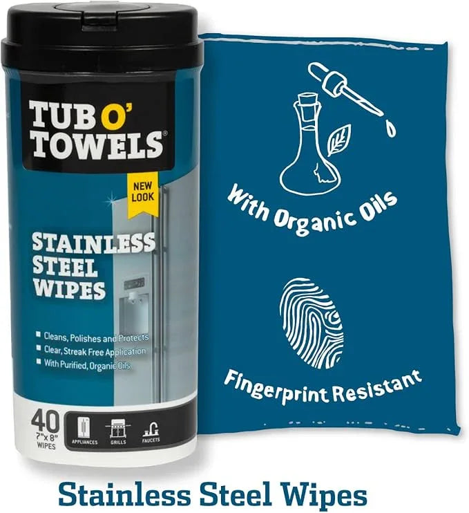 Tub O' Towels Household Cleaning Wipes Variety Pack, 7" x 8", 4-Pack - NeatNest