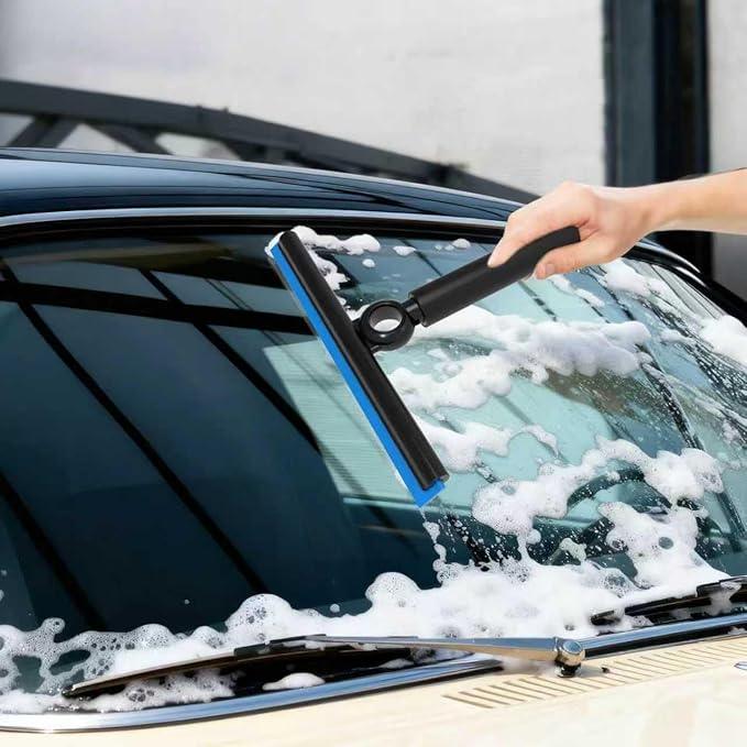 Shower Squeegee for Glass Doors, Squeegee with Long Handle, Telescoping Squeegee for Shower, Extendable Window Cleaner Tool for Car Windows, Tile Walls, Sliding Door, Shower Glass Door - NeatNest
