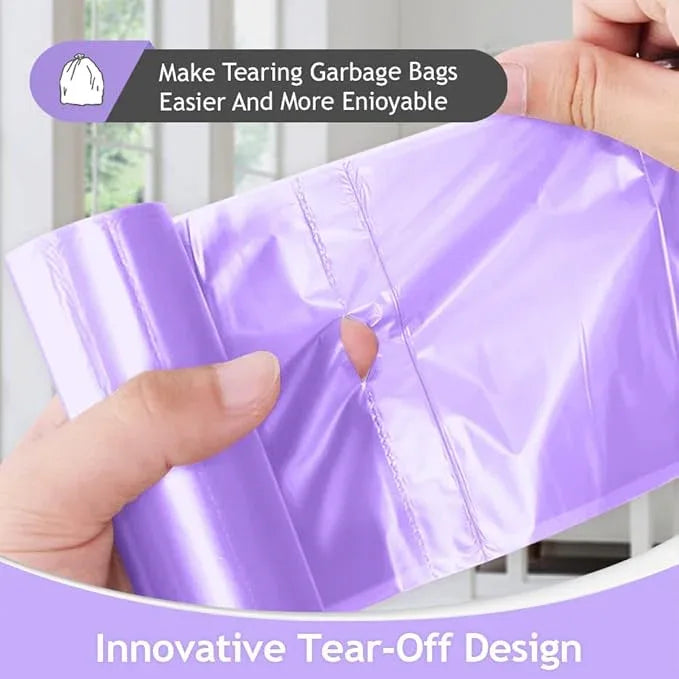 Small Trash Bags 2 Gallon 120 Count Strong Trash Bags Colorful Small Garbage Bags, Trash Can Liners for Bathroom Home Office Kitchen Bedroom, fit 5-10 Liter, 1,1.2,1.6,2,2.6,3 Gal,Multicolor - NeatNest