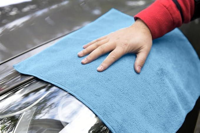 Avalon Towels Microfiber Cleaning Cloths Value Pack of 36 Size 16" x 16", Highly Absorbent, Lint Free, Reusable and Washable, Multicolor - NeatNest