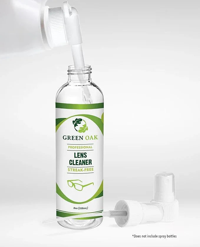 Green Oak Lens Cleaner Refill Professional Lens Cleaner Refill– Best for Eyeglasses, Cameras, and Lenses - Safely Cleans Fingerprints, Dust, Oil (1 Gallon Refill) - NeatNest