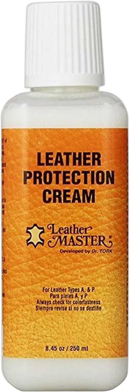 LEATHER MASTER 250ML Leather Protection Cream - Leather Cleaner and Conditioner for Couch Clothes Purses Shoes Boots Car Leather Water Based Formula - NeatNest