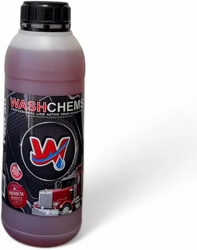 Wash Chems Pro 50 Touchless Car Wash Detergent Soap Concentrate No Brushing, Commercial Grade Professional Auto Foam Cleaner Also Great for Trucks & Tractors - NeatNest