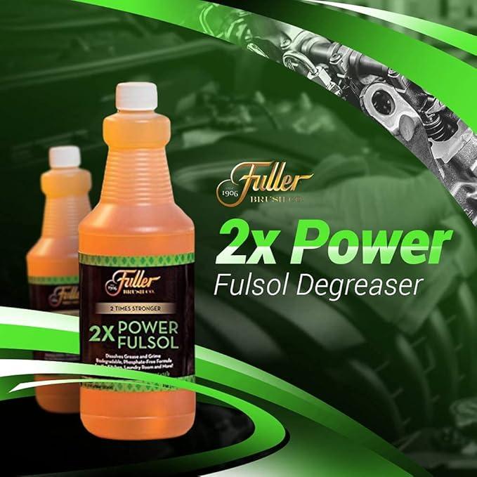 Fuller Brush 2X Power Fulsol Degreaser – Removes Grease, Oil, Grime & Stains – All Purpose Oil, Grease & Grime Cleaner For Bike, Automotive, Grill, Bathroom & Kitchen – Makes 30 Gallons (Pack of 6) - NeatNest