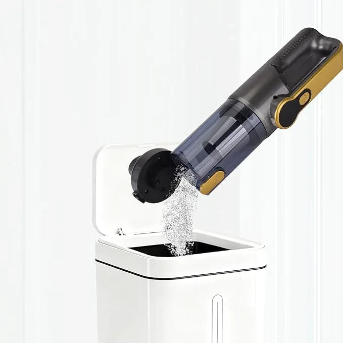 Handheld Vacuum Cordless, Car Vacuum Portable Cordless 6000mAh Dust Busters Rechargeable Brushless Motor 18000Pa Strong Suction, Portable Vacuum for Car Home with 6 Accessories, Yellow - NeatNest