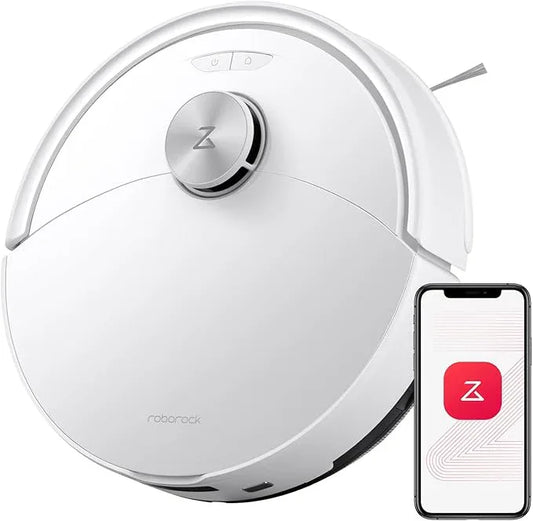 roborock Q10 S5 Robot Vacuum and Mop Cleaner, 10000Pa HyperForce Suction, Dual Anti-Tangle System, Auto-Lifting Mop, ReactiveTech Obstacle Avoidance, App Control, for Pet Hair and Carpet, White - NeatNest
