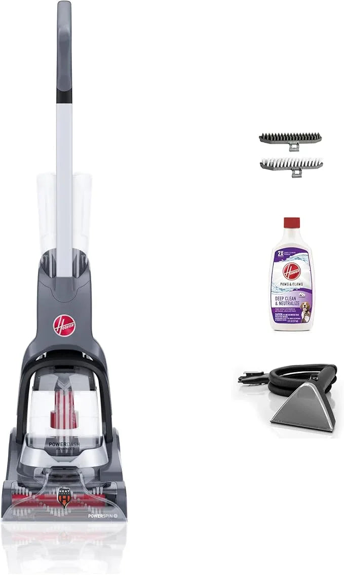 Hoover PowerDash Pet Advanced Compact Carpet Cleaner Machine with Above Floor Cleaning, Lightweight Carpet Shampooer Machine, Pair with a Hoover Carpet Cleaner Solution for a Bright, Refreshed Home - NeatNest