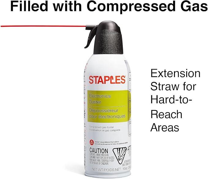 Staples Electronics Air Duster, 10 oz. - NeatNest