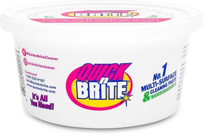 Quick 'n Brite All Purpose Cleaning Paste, True All Purpose Cleaner, Concentrated, 12 oz - NeatNest