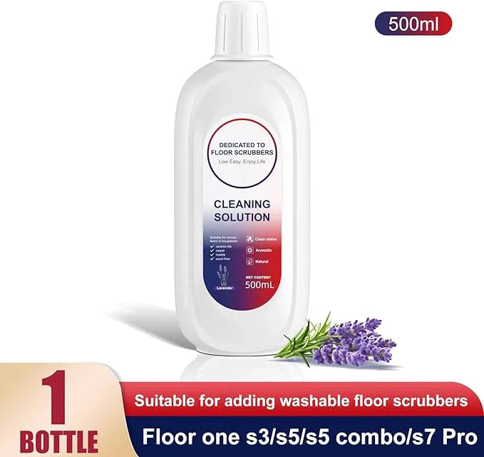 Floor Cleaning Solution Compatible With Tineco, Deep Cleans for Multiple Hard Floors, Suitable With All Robot Vacuums with Mopping and Cordless Wet/Dry Vacuum Mop Cleaner (Lavender 1 Bottle) - NeatNest
