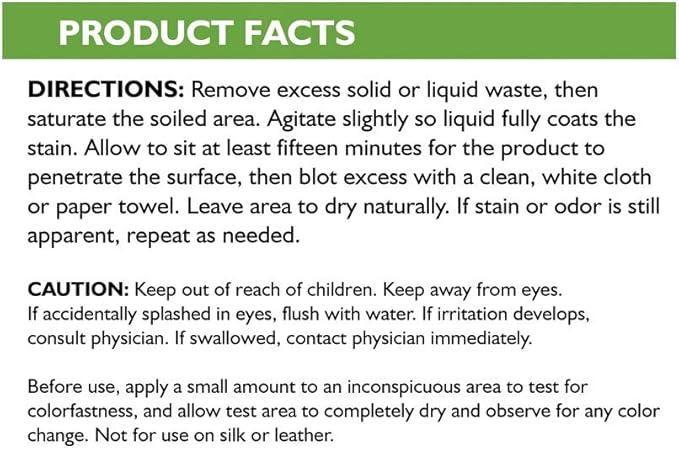 Only Natural Pet Advanced Dog Stain + Odor Remover with Oxy, All-Natural Professional Strength Enzymatic Cleaner - Pet Stain and Urine Odor Remover- 32 Fl Oz - NeatNest