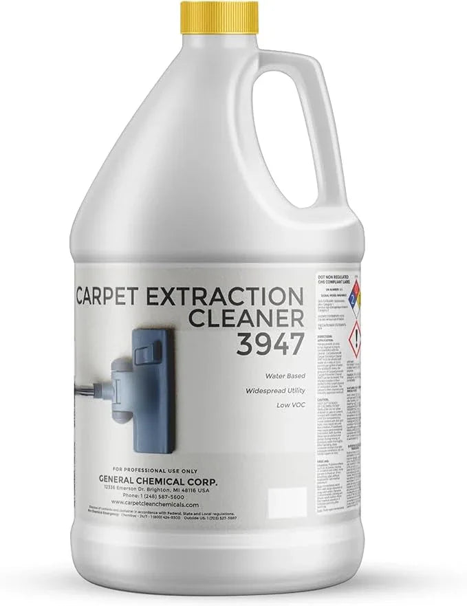 Carpet Extraction Cleaner - Water-Based Professional Deep Clean Carpet Cleaner Solution for Machine - Heavy Duty Stain Remover, Pet-Friendly, Ideal for Residential & Commercial Use - NeatNest