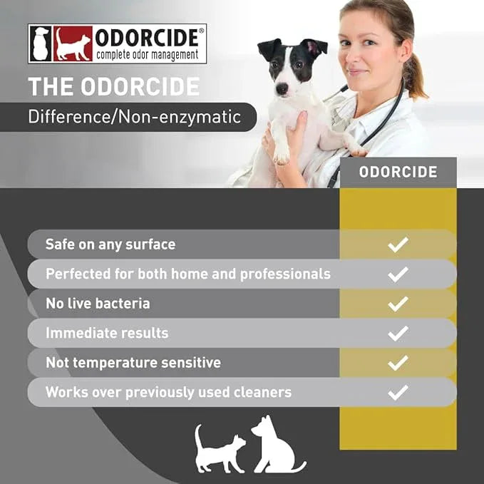 Odorcide K.O.E. Apricot Odor Eliminator 16 oz for Strong Odor for Cages, Runs & More – Home & Kennel w/Safe, Non-Enzymatic Formula - NeatNest