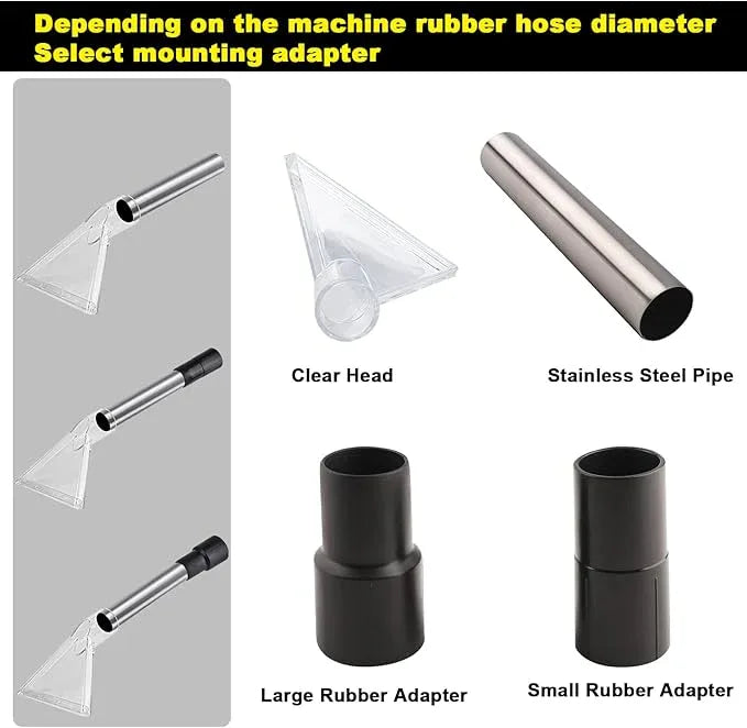 Carpet Vac Extractor Attachment-Tool - Cleaning Vacuum Clear Upholstery Car Detailing Turn Shop Vac into an Extractor - NeatNest