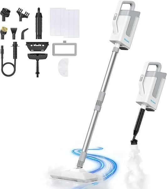 Steam Cleaner for Home with 23FT Power Cord 3 Steam Modes Detachable Steam Mops for Floor Cleaning Multipurpose Steamer for Walls, sofas, Furniture Carpets, Windows - NeatNest