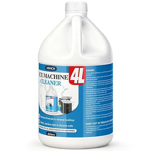 Ice Machine Cleaner Maker Descaler - Nickel Safe Descaler, Ice Maker Cleaner Compatible with Whirlpool, Scotsman, KitchenAid, Affresh, Hoshizaki, GE Opal Cleaning Kit, (1Gallon, 33 Uses) - NeatNest