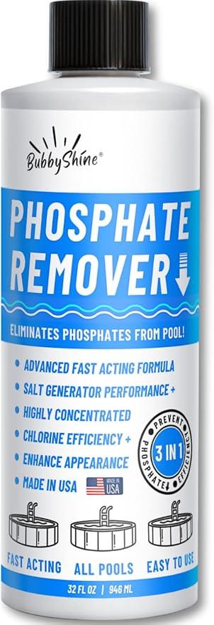 Phosphate Remover - Pool Chemicals, Pool Phosphate Remover, Pool Chemicals For Inground Pools & Above Ground Swimming Pools, Perfect for Pool Openings to Make Your Pool Phosphate Free 32oz - NeatNest