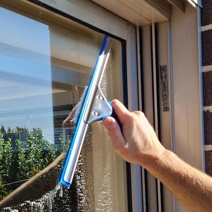 Professional Squeegee - Premium Quality Silicone Rubber Blades with Ergonomic Handle for Streak-Free Cleaning - Perfect for Windows, Shower Doors, and Railings - NeatNest