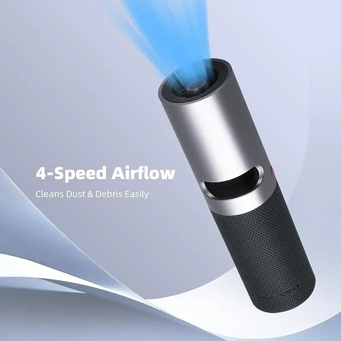 Electric Air Duster, High Pressure Cordless Air Blower to Replace Compressed Air, 110000RPM with 4 Adjustable Speed Levels, Metal Body with Silicone Grip for PC, Keyboard, Car & Light Outdoor Cleaning - NeatNest