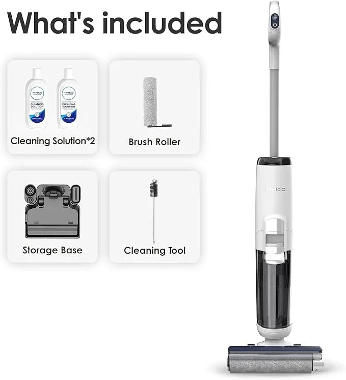 Tineco iFLOOR 5 Breeze Complete Wet Dry Vacuum Cordless Floor Washer, One-Step Cleaning for Hard Floors, Edge Clean, Auto Self-Cleaning, Lightweight & Cordless Design - NeatNest