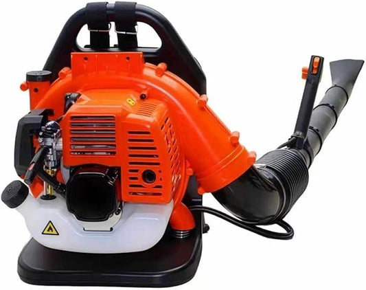 Gas-Powered Backpack Leaf Blower, High-Performance 2-Stroke Engine, Powerful Gas Leaf Blower with Adjustable Backpack Harness Variable Speed Easy for Lawn Yard Garden Driveway Leaf Cleanup (52CC) - NeatNest