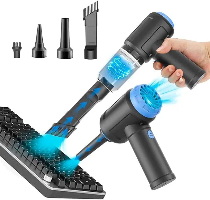 Air Duster - Computer Vacuum Cleaner - for Keyboard Cleaning - Cordless Canned Air - 110000RPM Powerful PC Cleaner(VC08) - NeatNest