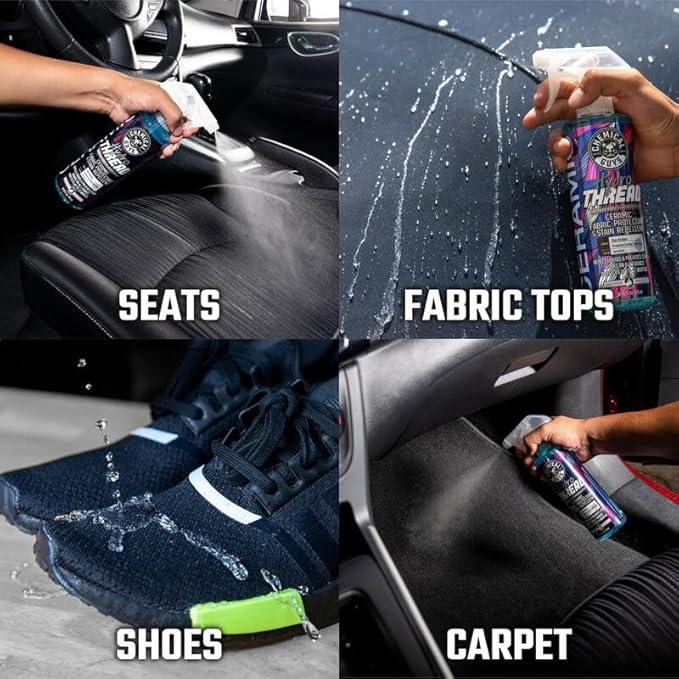 Chemical Guys SPI22616 HydroThread Ceramic Fabric Protectant & Stain Repellent (Works on Fabric, Carpet & Upholstery), 16 oz. - NeatNest