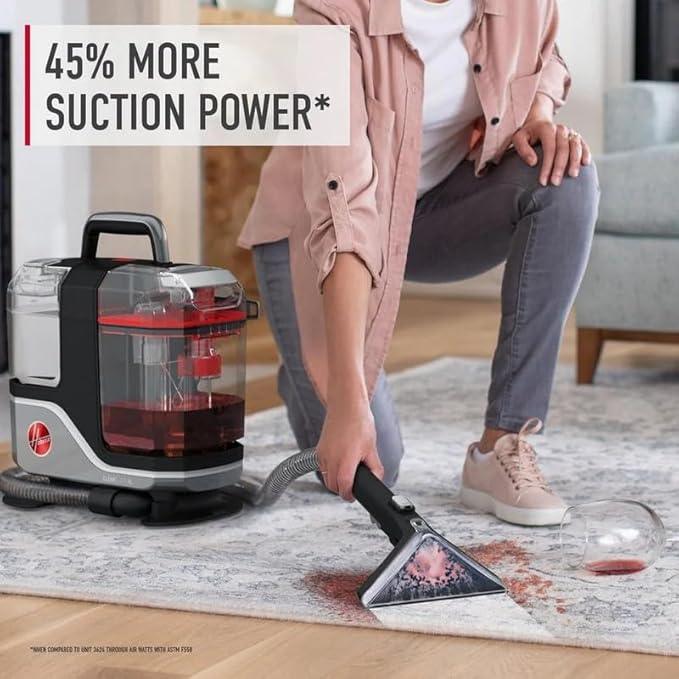Hoover CleanSlate XL Deep Cleaning Carpet + Upholstery Spot Cleaner Machine with Specialized Tools, Permanent Stain Remover, Pair with Hoover Portable Spot Cleaner Solution - NeatNest