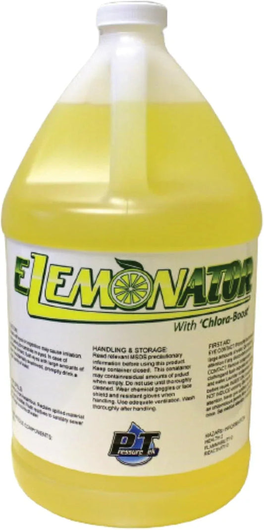 Elemonator: House Wash Surfactant for Siding, Roof and Concrete Cleaning, Bleach Additive, Soft Wash Soap, 1/2 Gallon, 64 Fl Oz (QTY 1) - NeatNest
