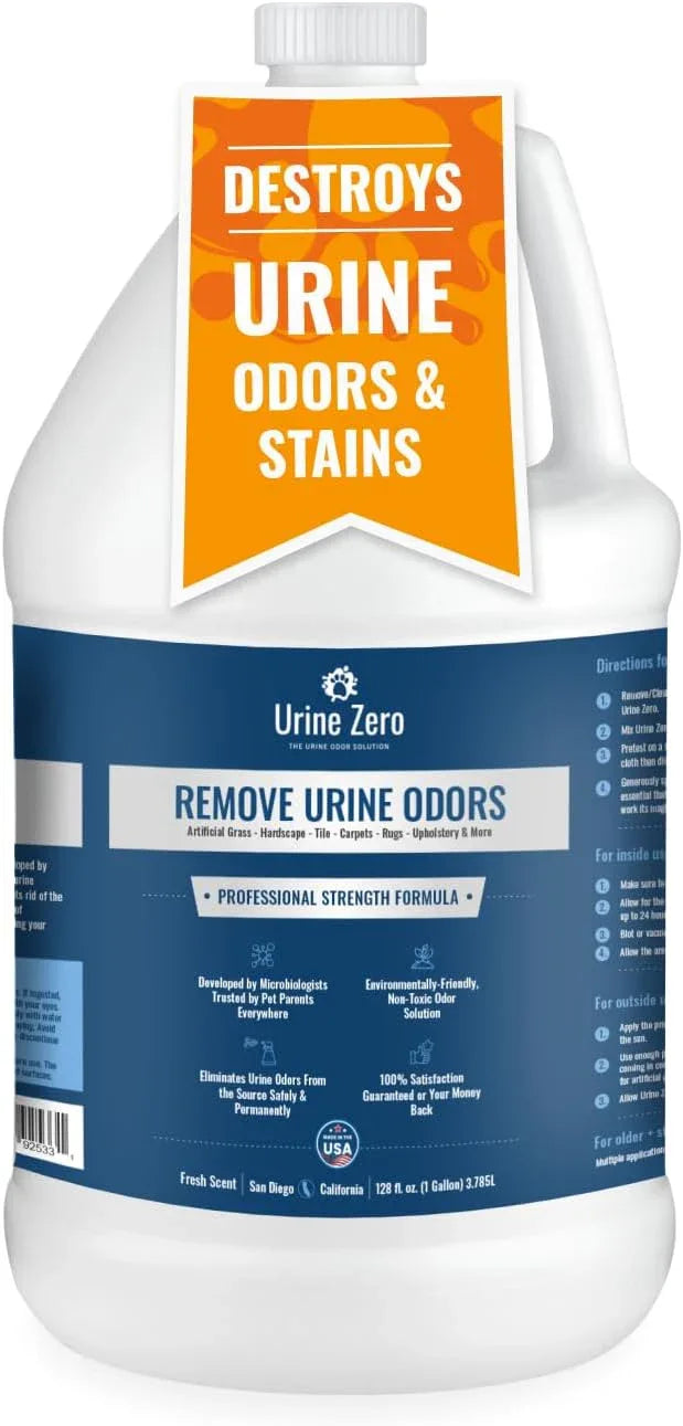 Pet Odor Eliminator – Ready-to-Use 1 Gallon | Powerful Bio-Enzyme Cleaner for Dog & Cat Urine Smell on Artificial Grass, Carpet, Tile, Rugs & More | Pet & Kid Safe - NeatNest