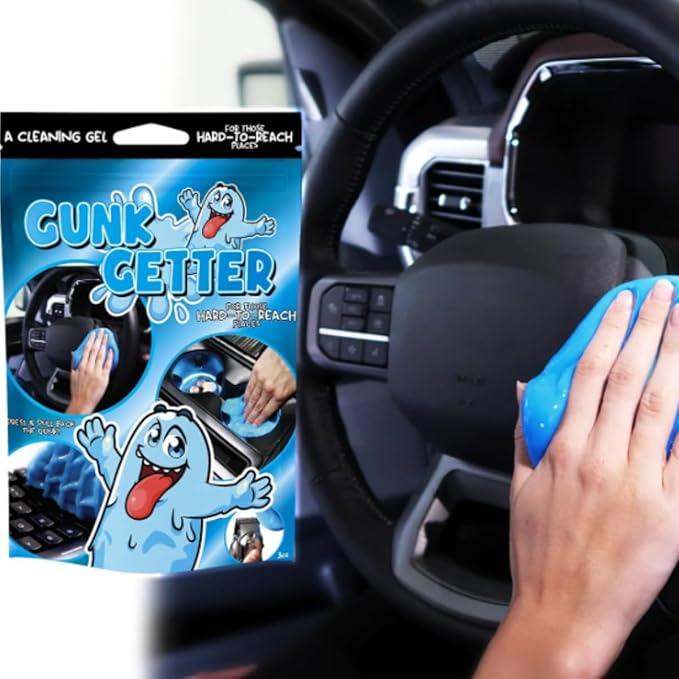 Gunk Getter, Cleaning Gel for Those Hard to Reach Places, Automotive Cup Holder Electronic Keyboard Office, Slime Gel Cleaner Dust Crumb Removal, 6 Pack - NeatNest