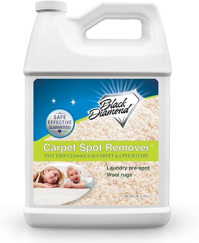 Black Diamond Stoneworks Carpet & Upholstery Cleaner: Fast Acting Deep Cleaning Spot & Stain Remover Spray Also Works Great on Rugs, Couches and Car Seats (1-Gallon) - NeatNest