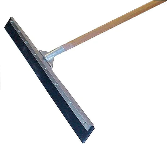 MARSHALLTOWN Asphalt Squeegee, 24 Inch Neoprene Straight Blade, 60 Inch Wood Handle, Spread Sealer Over Asphalt, Reversible, RED700244 - NeatNest