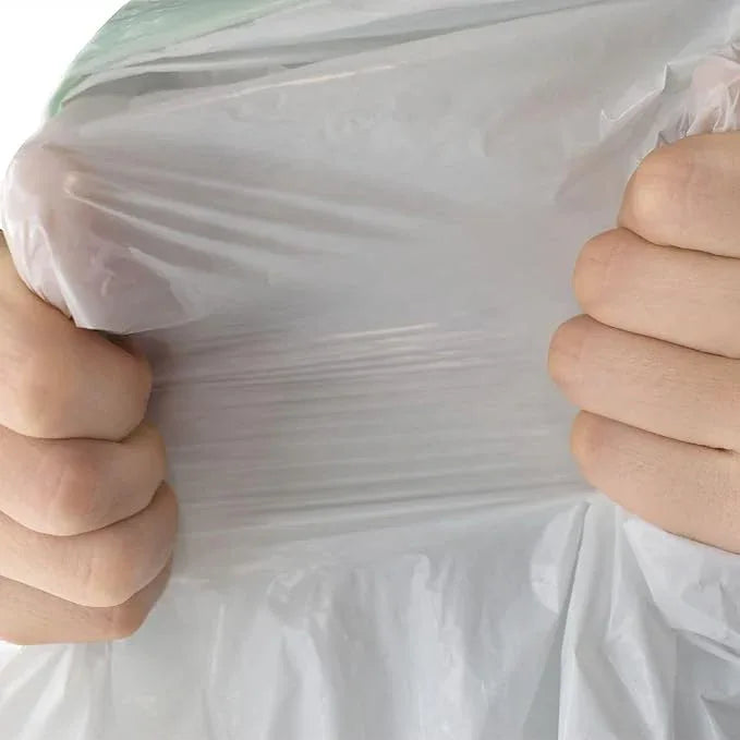 TYPLASTICS 300 Count 13 Gallon Tall Kitchen Drawstring Trash Bags, GRS Compliant, Eco-Friendly Recycled Material - NeatNest