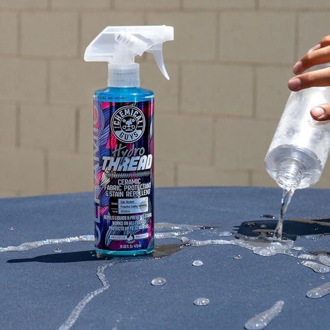 Chemical Guys SPI22616 HydroThread Ceramic Fabric Protectant & Stain Repellent (Works on Fabric, Carpet & Upholstery), 16 oz. - NeatNest